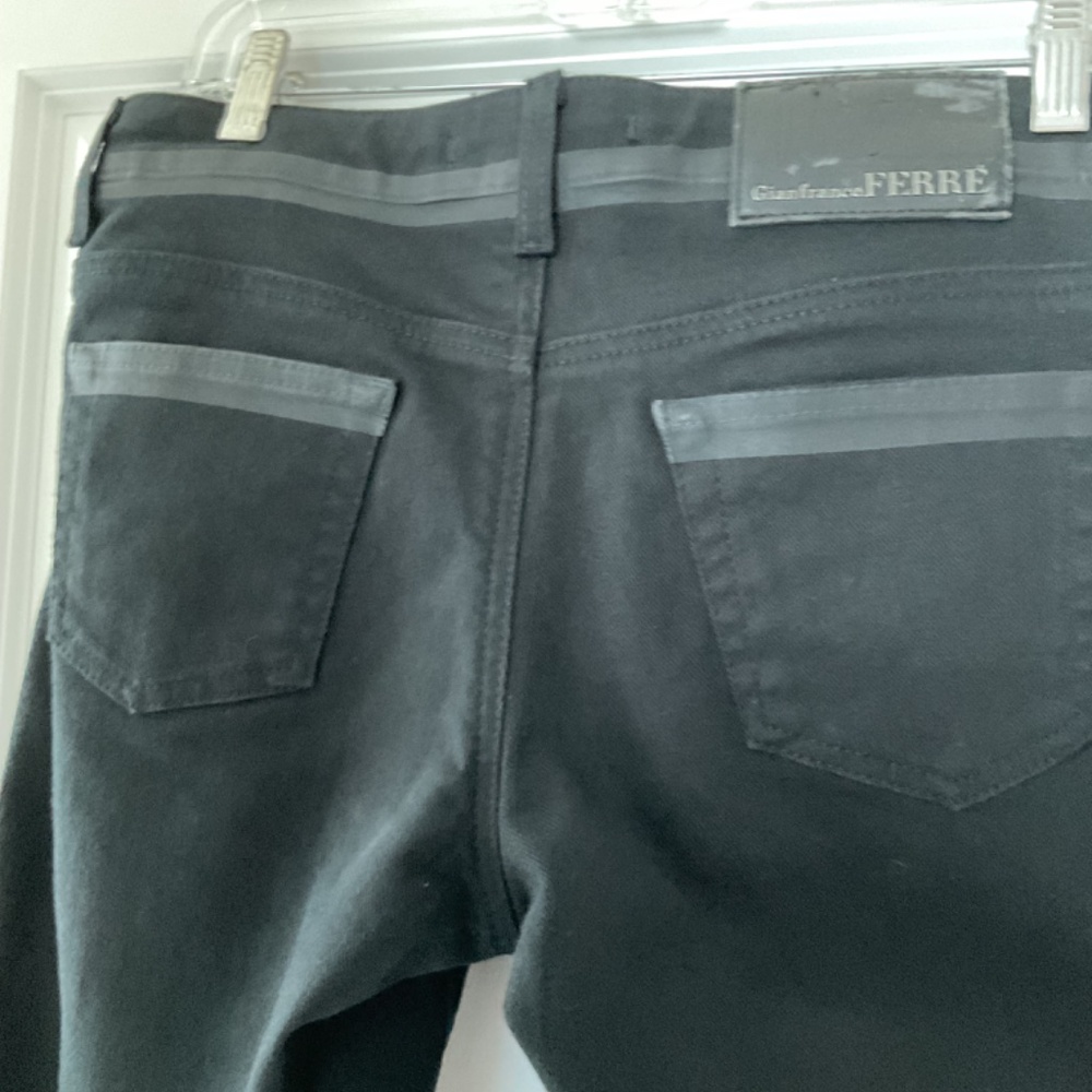 MOTIVI Black Pants size 10 Shiny Rayon/Wool blend - Picture 15 of 15
